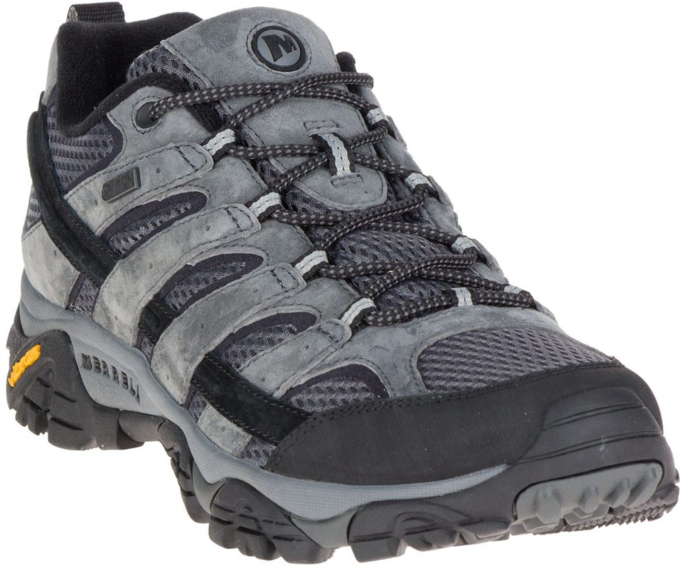 Merrell Hiking Shoes Grey - Moab 2 Waterproof - Mens 06DBOHLYT